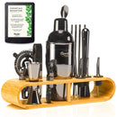 Luxe Cocktailset - Bamboe Houder - 3 Kleuren