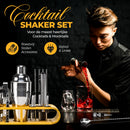 Luxe Cocktailset - Bamboe Houder - 3 Kleuren