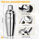 Luxe Cocktail Shaker Set - 3 Kleuren Beschikbaar