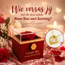 Roos in Giftbox - Draaiend