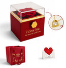 Roos in Giftbox - Draaiend