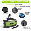 Noodradio Solar Opwindbaar 4000 mAh