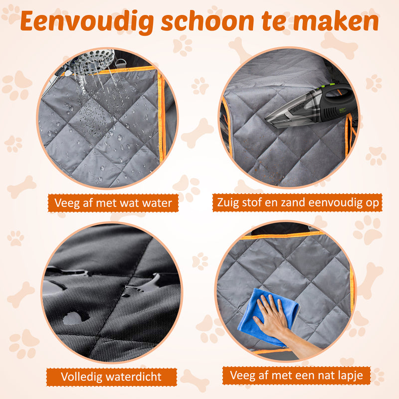 Auto hondendeken achterbank Rocky, waterdicht en krasbestendig auto deken hond, achterbank beschermdeken zwart | Rocky | 13625 Auto hondendeken achterbank Rocky, waterdicht en krasbestendig auto deken hond, achterbank beschermdeken zwart | Rocky | 13625