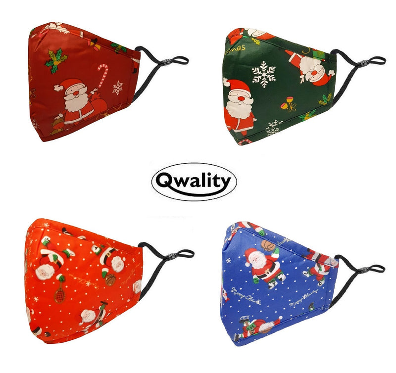 Mondkapjes Kerst - Mondkapje met neusbrug - Qwality